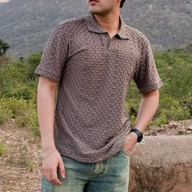 Jacquard Polo Shirt
