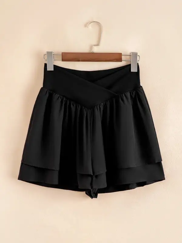 Everyday Ruffle Hem Shorts