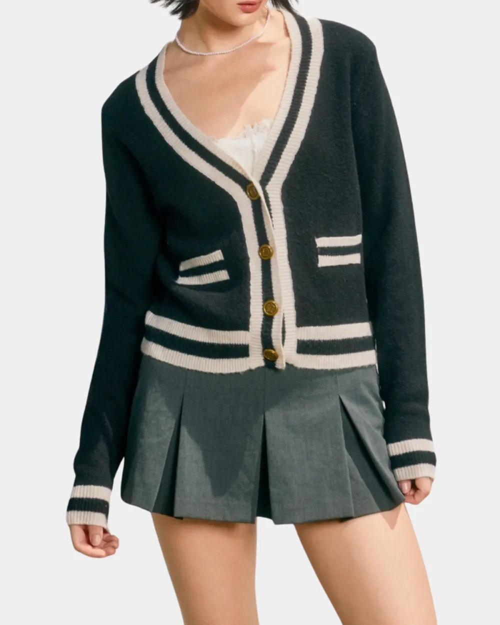 Elite V-Neck Cardigan
