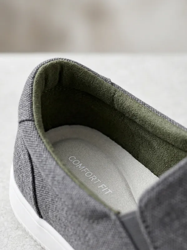 Practical Graphic Casual Look Men's Stretch Canvas Shoes