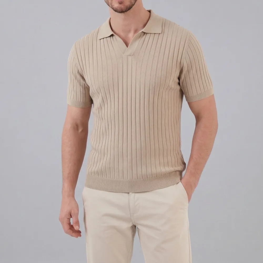 Clean Knit Polo Shirt