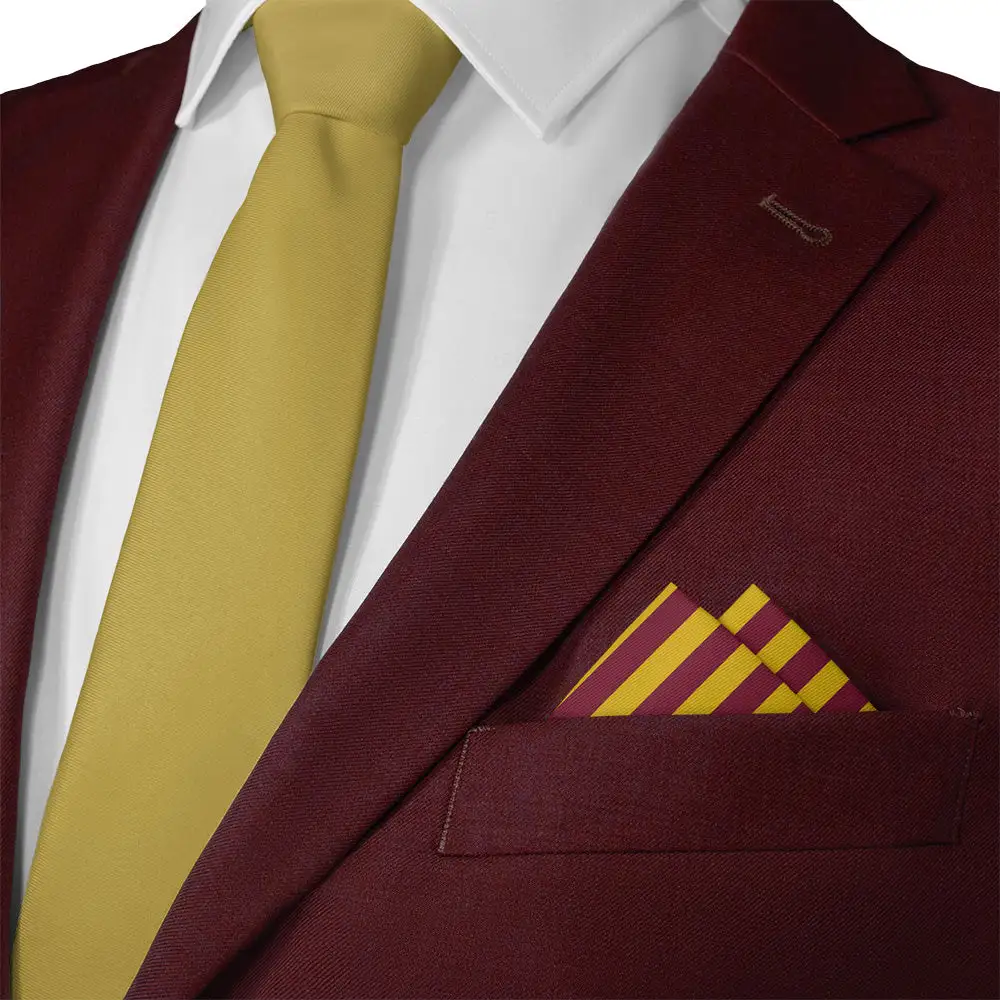 Formal Subtle Striped Pocket Square