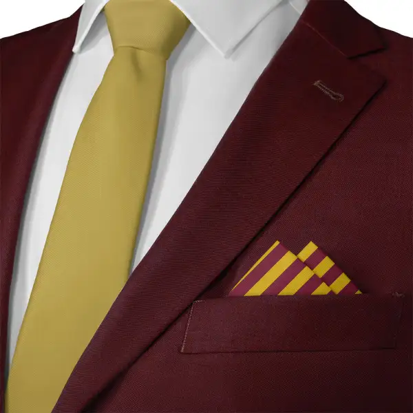 Formal Subtle Striped Pocket Square