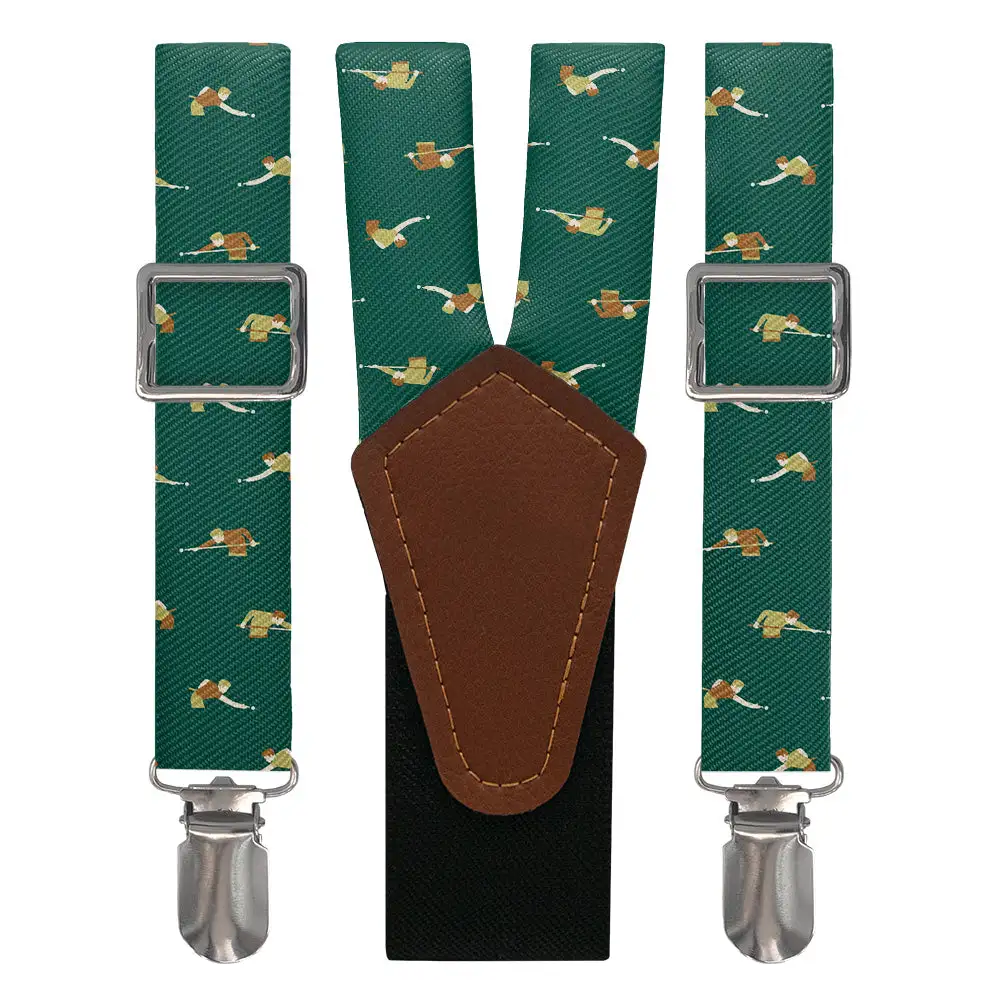 Billiards Theme Suspenders