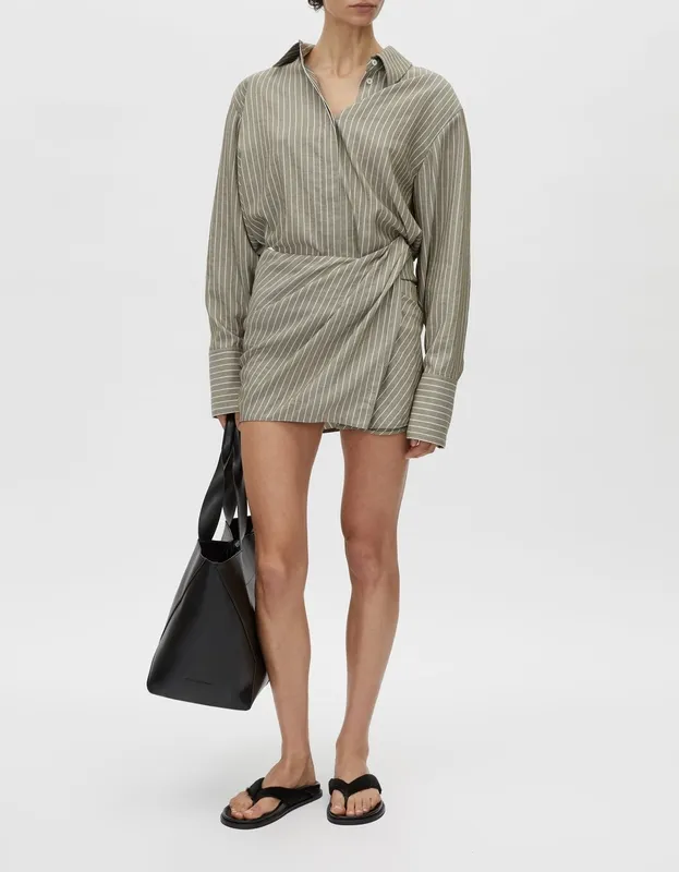 Ash Stripe Striped Skirt