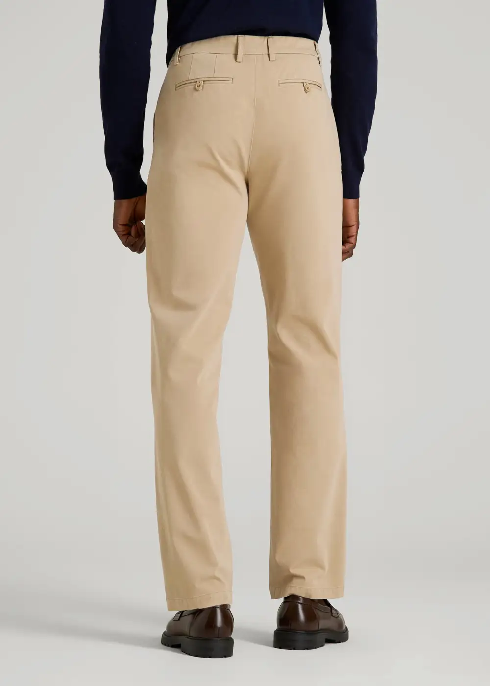 Men's Modern Loose Fit Chino Cotton Pants