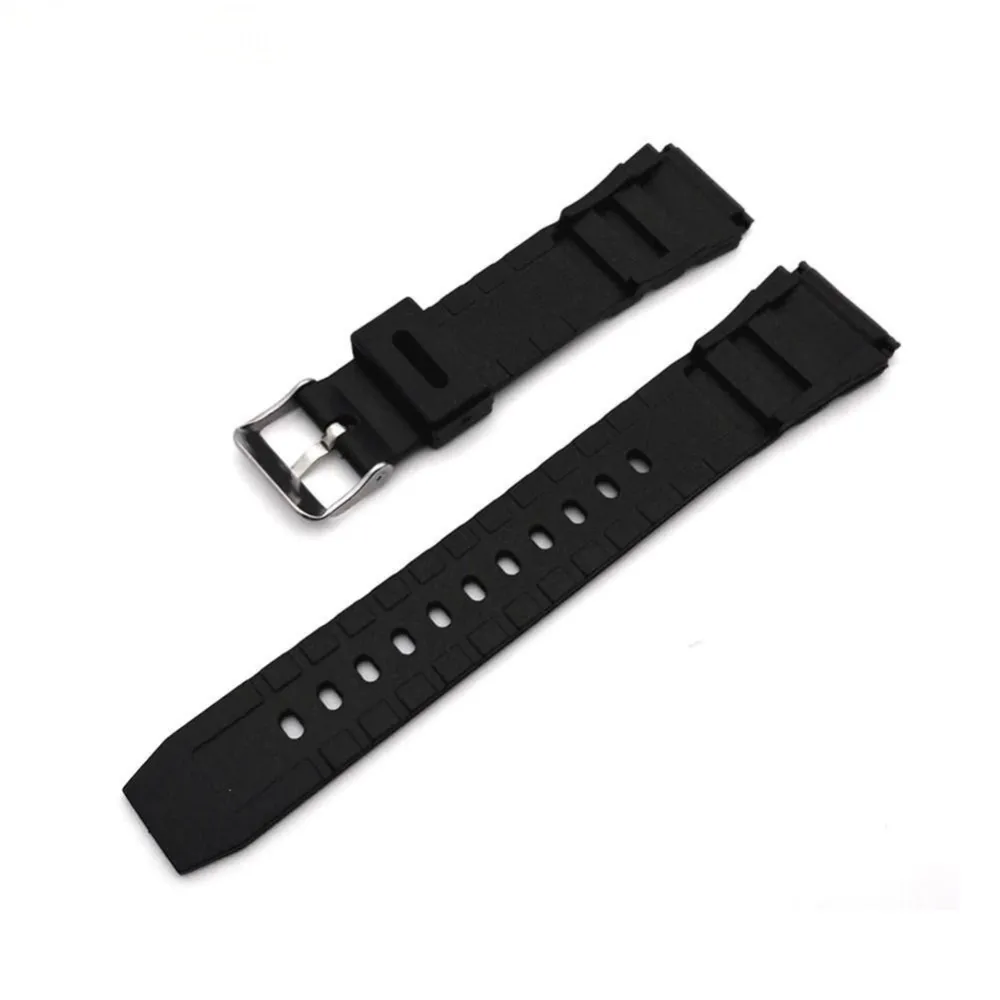 18/20/22mm Silicone Watch Strap – Adjustable Replacement Watch Band