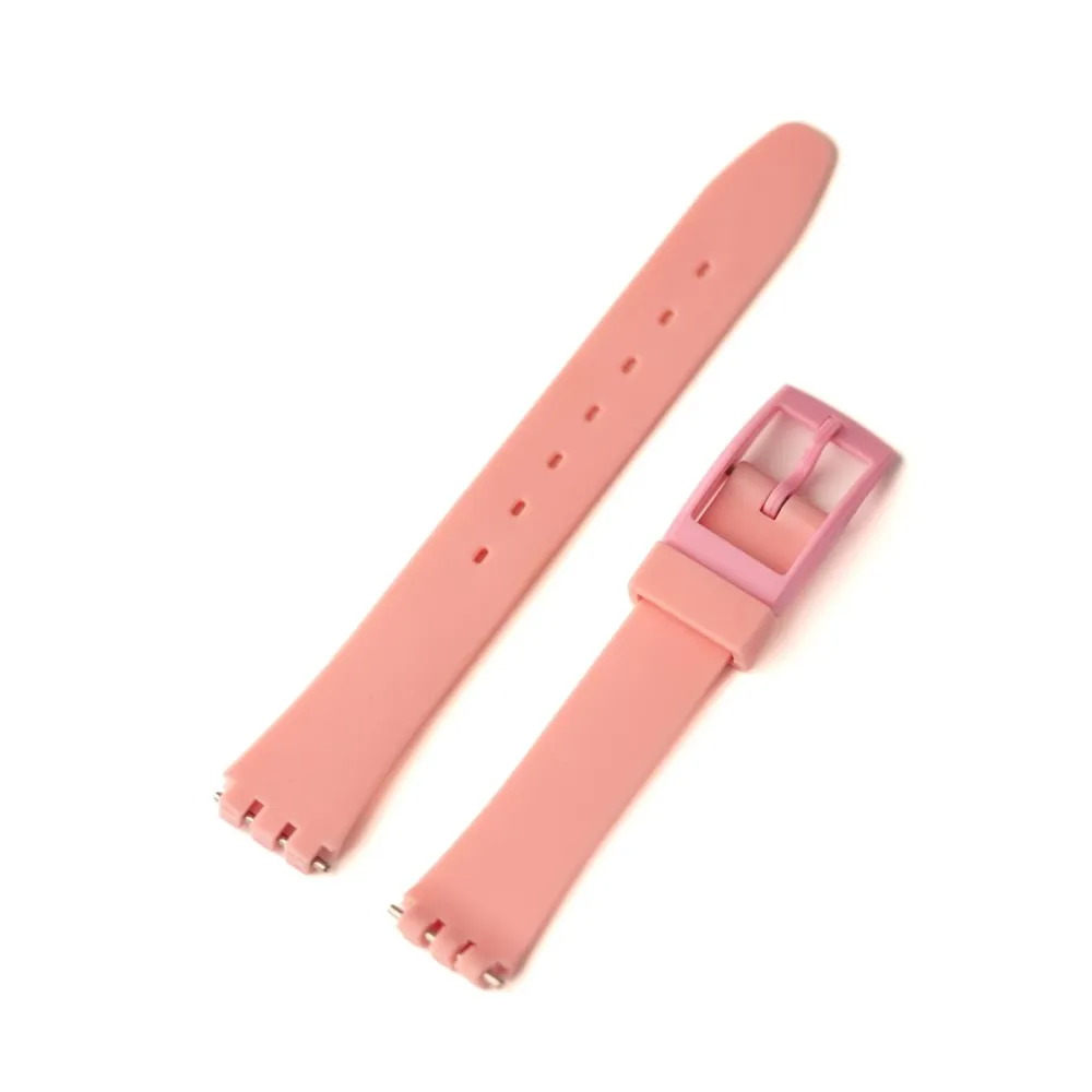 Modern Racing Leather Rubber Watch Strap