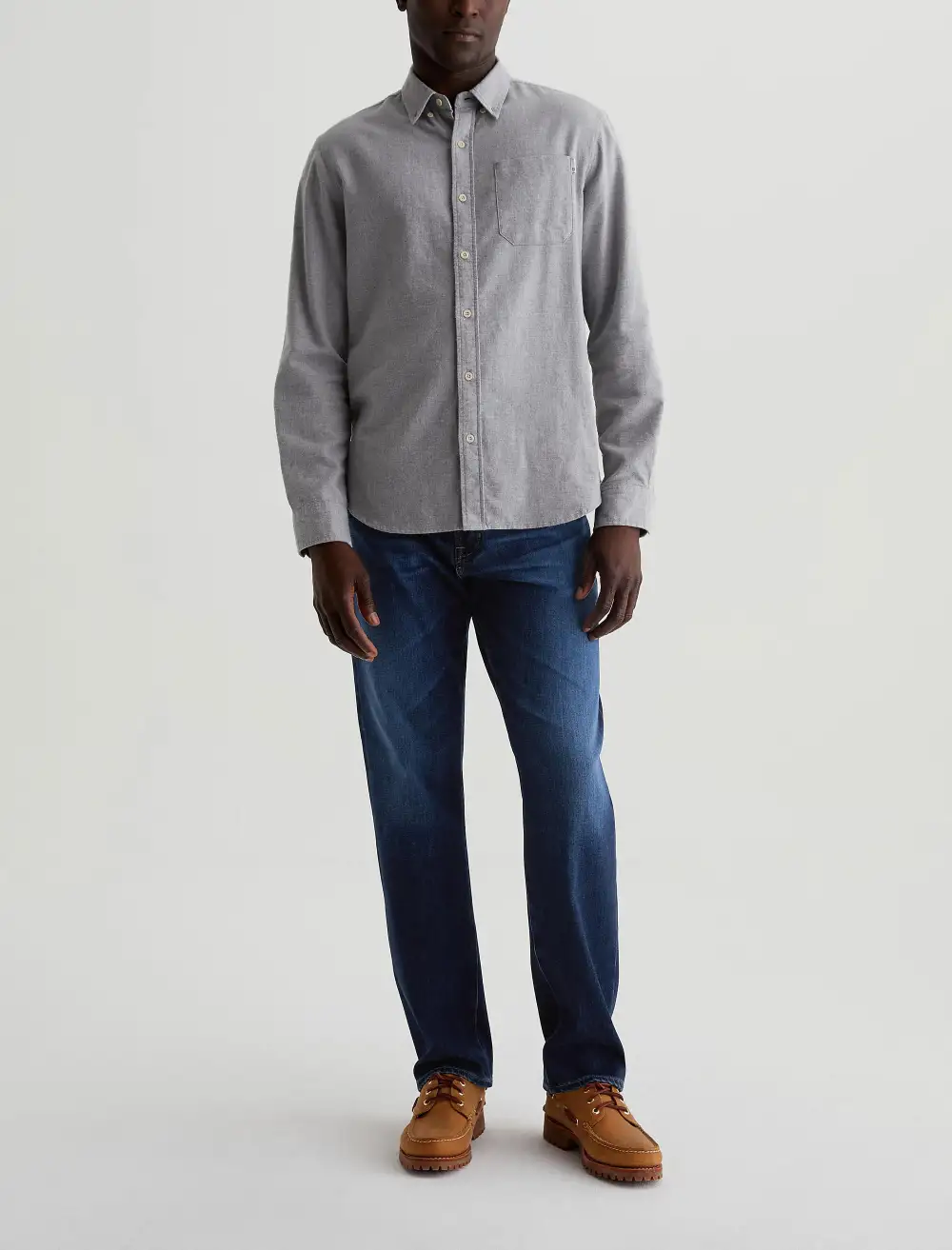 Men's Relaxed Tapered Five Pocket Jeans