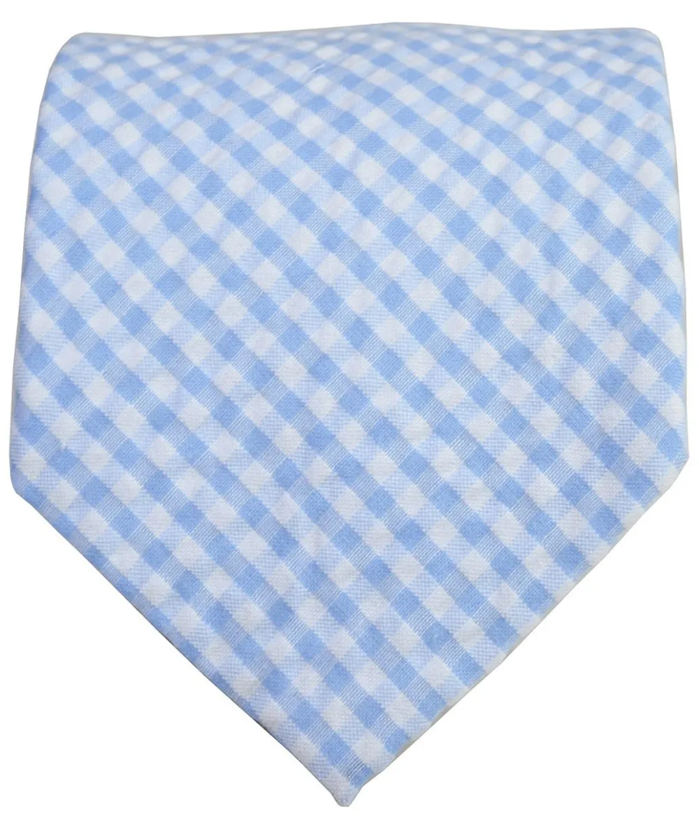 Refined Cotton Classic Men's Necktie With Pocket Square
