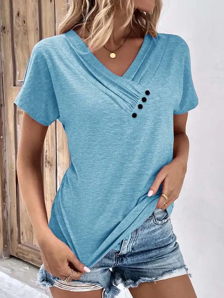 Smooth V-Neck Shirt