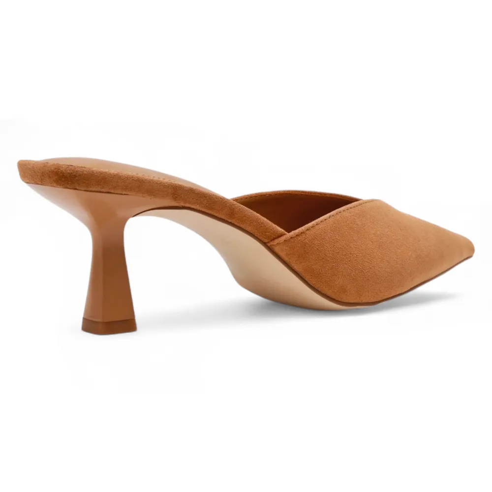 Mod Pointed Toe Mule Pump