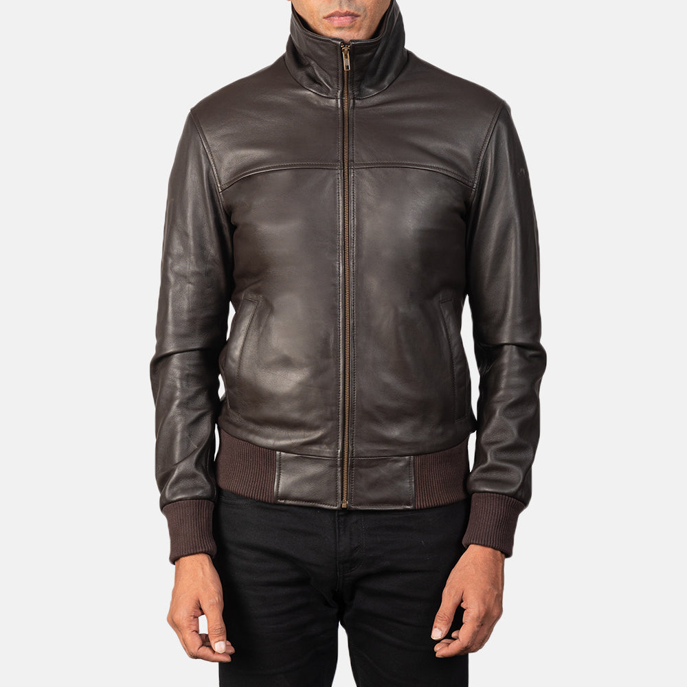 Men's Bomber Leather Jacket