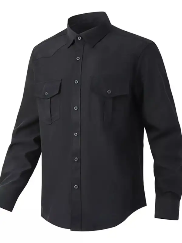 Classic Button Up Long Sleeve Shirt