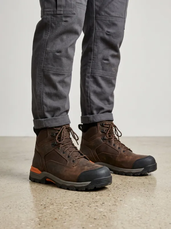 Men's Waterproof Construction Worksite Work Boots
