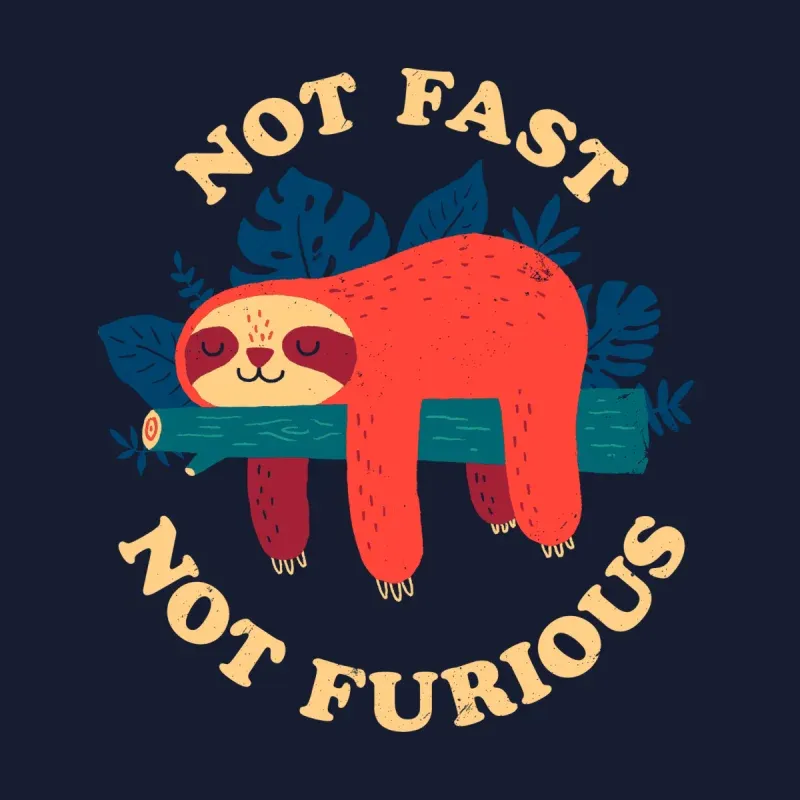 Humorous Sloth Zip Up Jacket