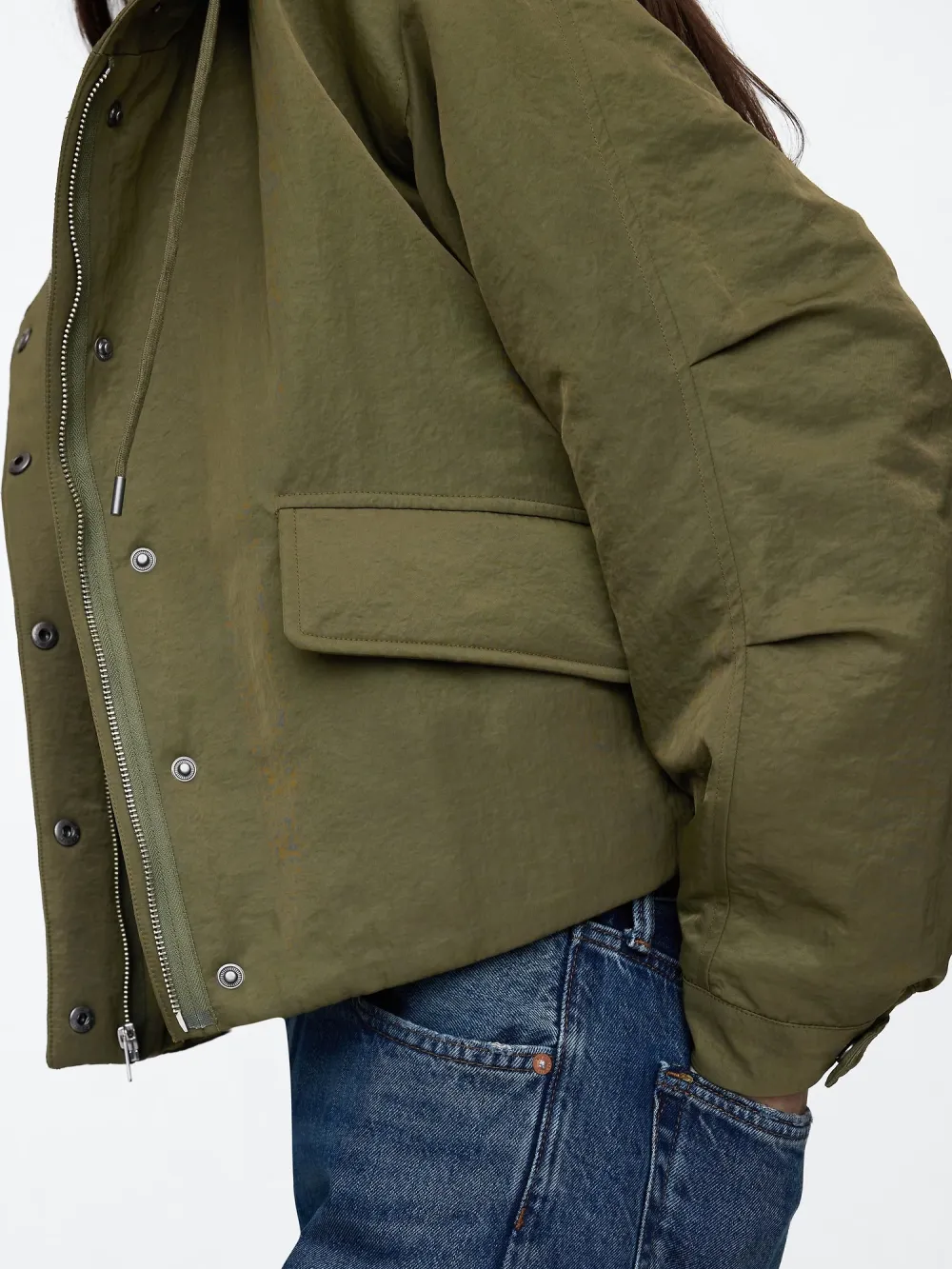 Short Large Pocket Jacket