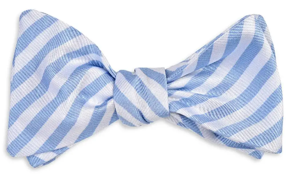 Crisp Everyday Striped Bow Tie
