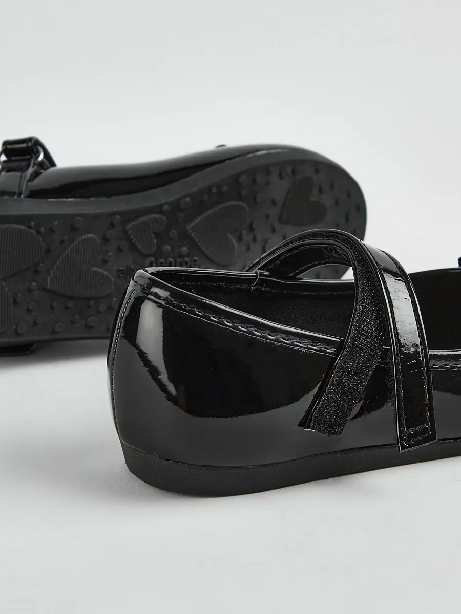 Black Patent Ballet Shoes