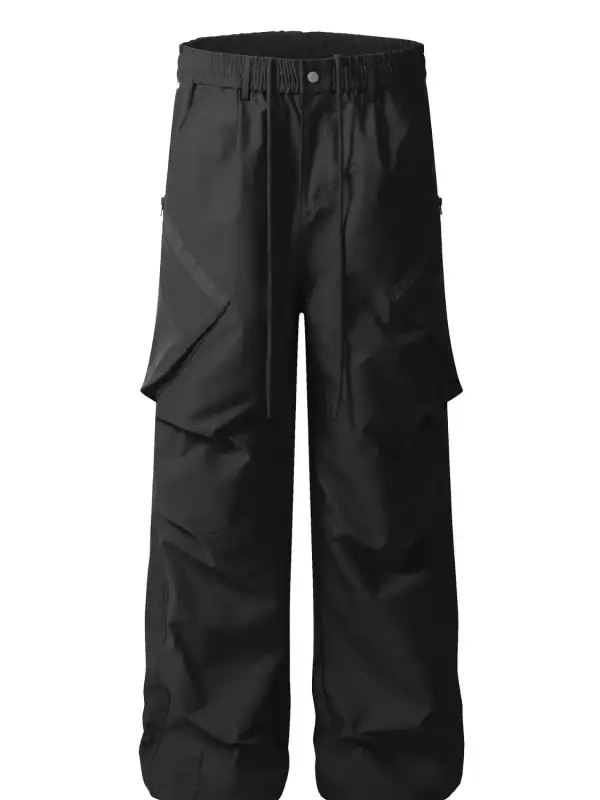 Cargo Straight Pants With Multi-Pocket