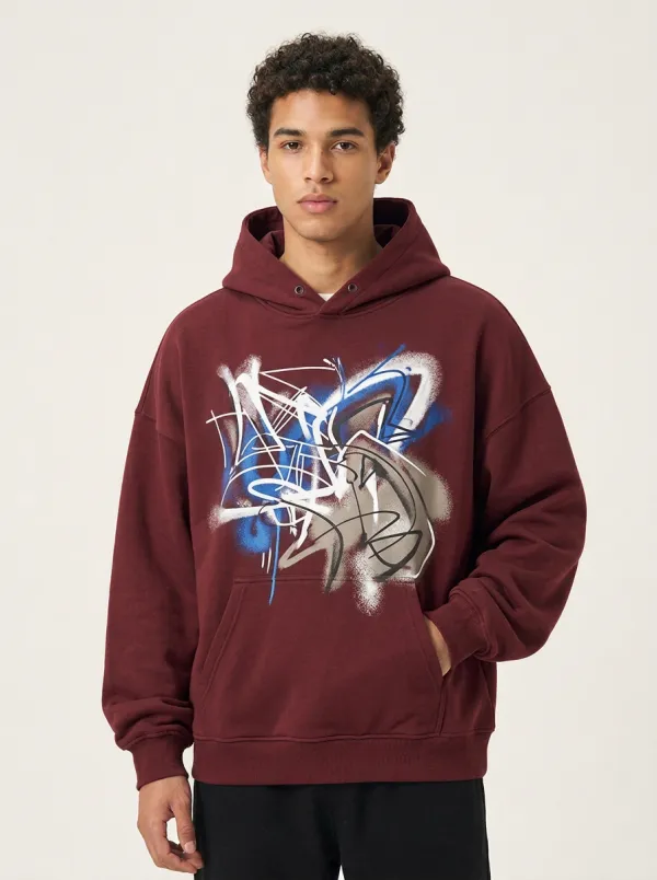 Unisex Urban Abstract Street Art Hoodie