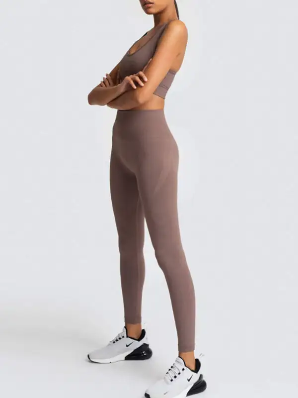 Beautiful Back High Waist Peach Hip Top