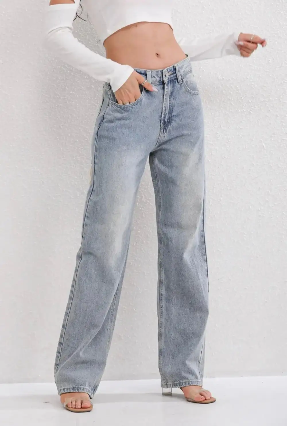 Classic High Waist Everyday Casual Jeans