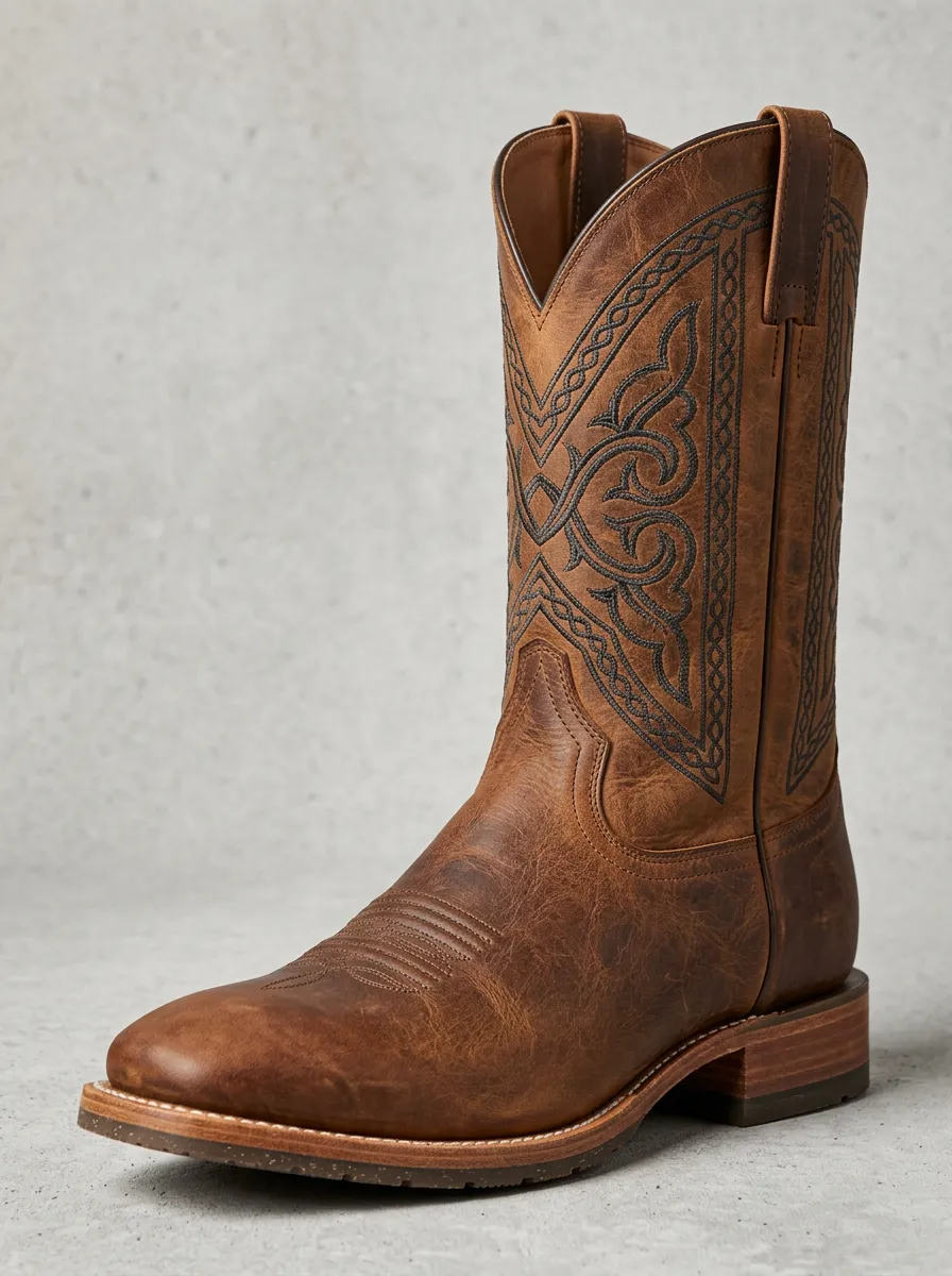 Timeless Embroidered Versatile Western Boots