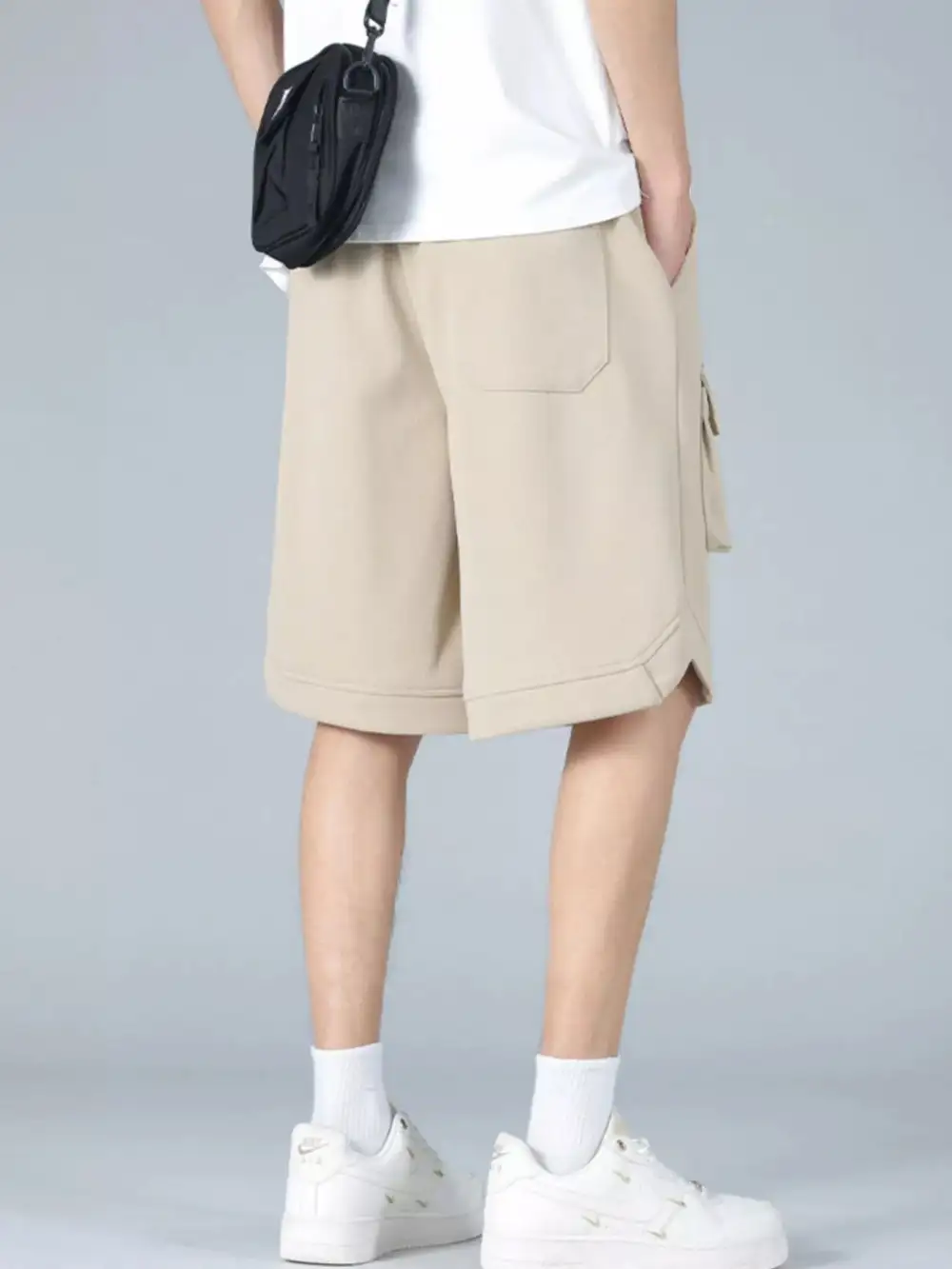 Casual Cargo Shorts with Drawstring
