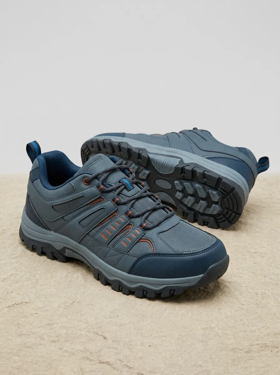 Men's Everyday Outdoor Hiking Trekking Mesh Print Shoes