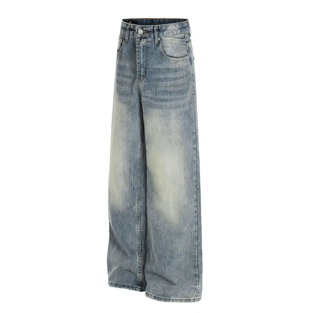 Relaxed High Waist Denim Jeans