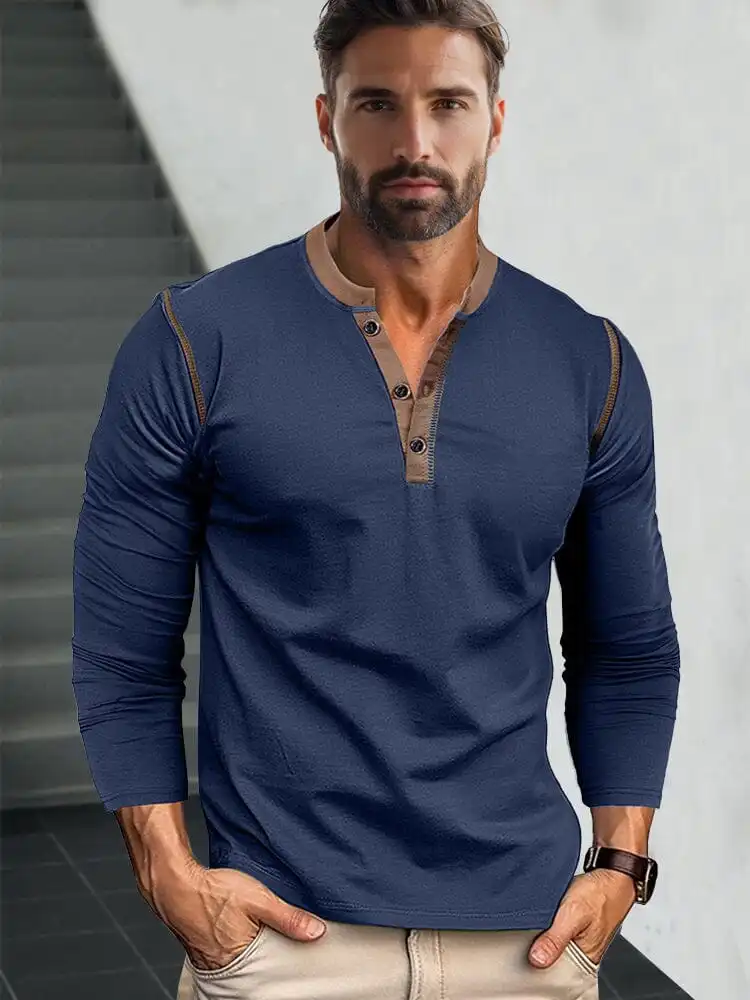 Retro Henley Shirt