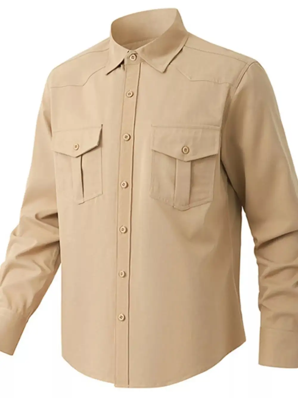 Classic Button Up Long Sleeve Shirt