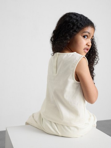 1.5-12yrs | The Edit Linen Mix Embroidered Sleeveless Blouse detail 1