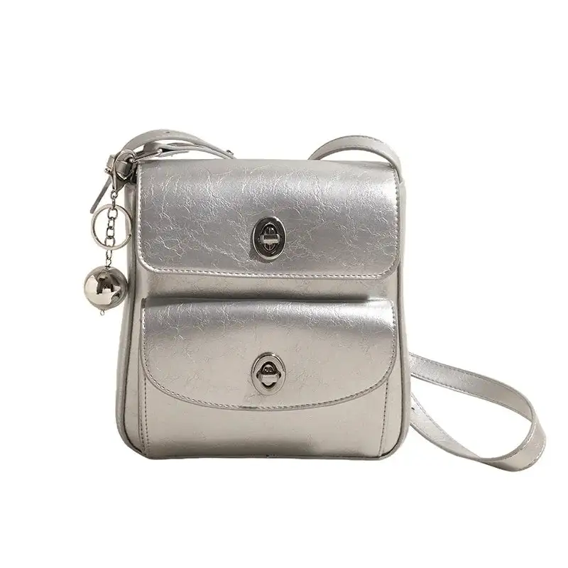 Chic Minimalist White Crossbody Bag