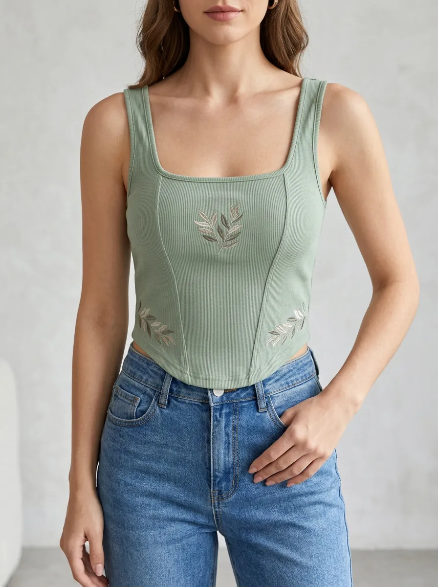 Easygoing Cropped Sleeveless Top