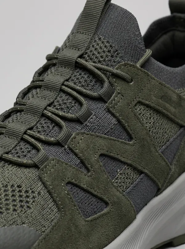 Men's Outdoor Enthusiast Olive Sneaker Graphic