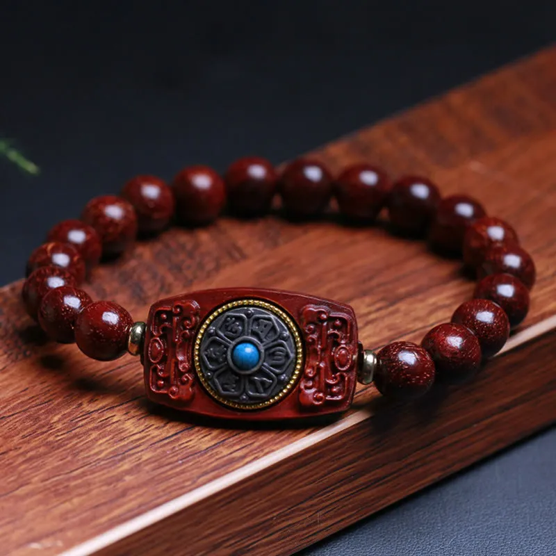 Classic Small Leaf Sandalwood Bracelet