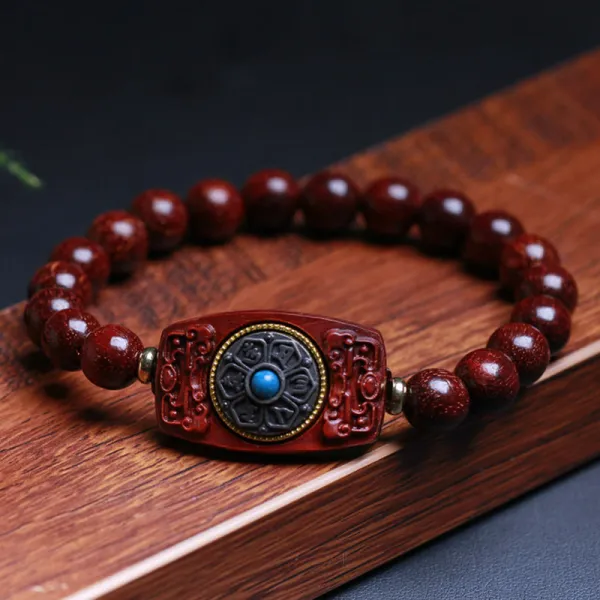 Classic Small Leaf Sandalwood Bracelet