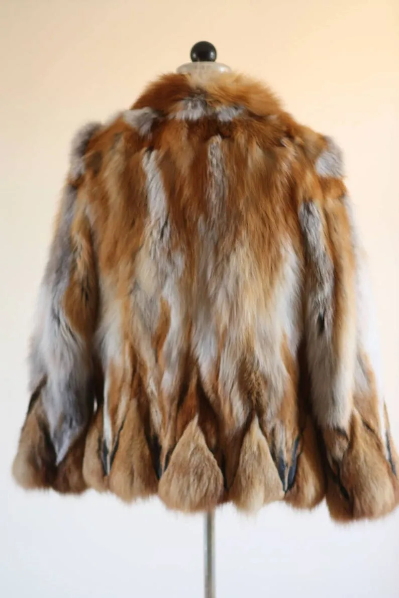 Red Fox Fur Coat