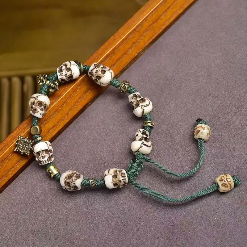 Classic Bone Beads Lord Corpse Forest Bracelet