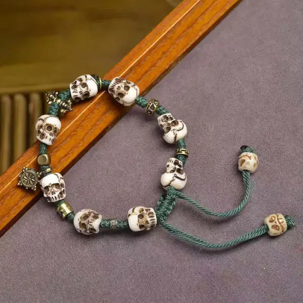 Classic Bone Beads Lord Corpse Forest Bracelet