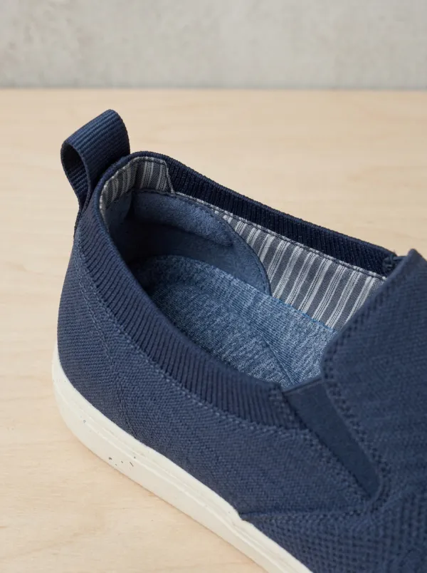 Practical Elastic Graphic Look Men's Stretch Canvas Shoes