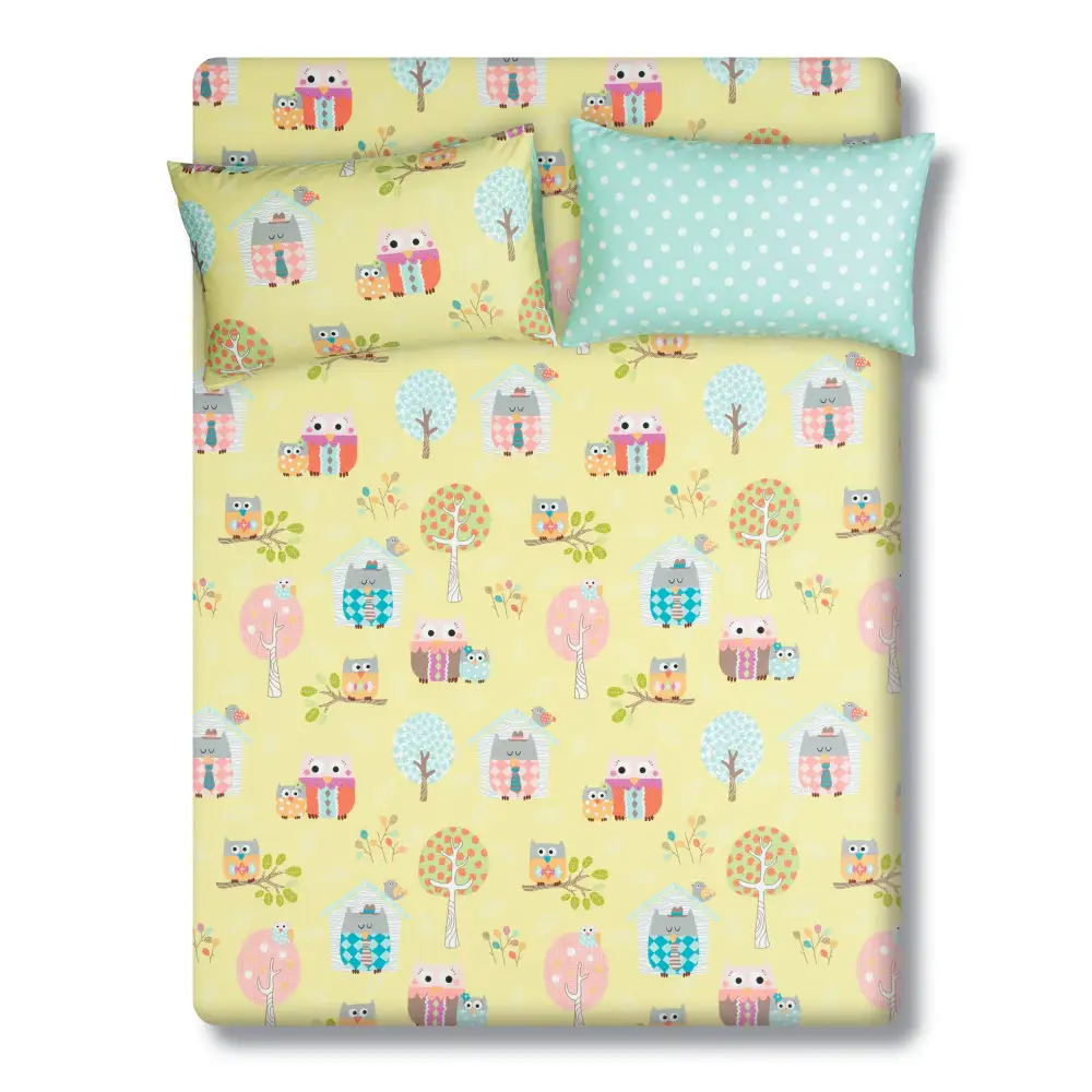 Contemporary Cotton Printed Coordinated Bedding Collection