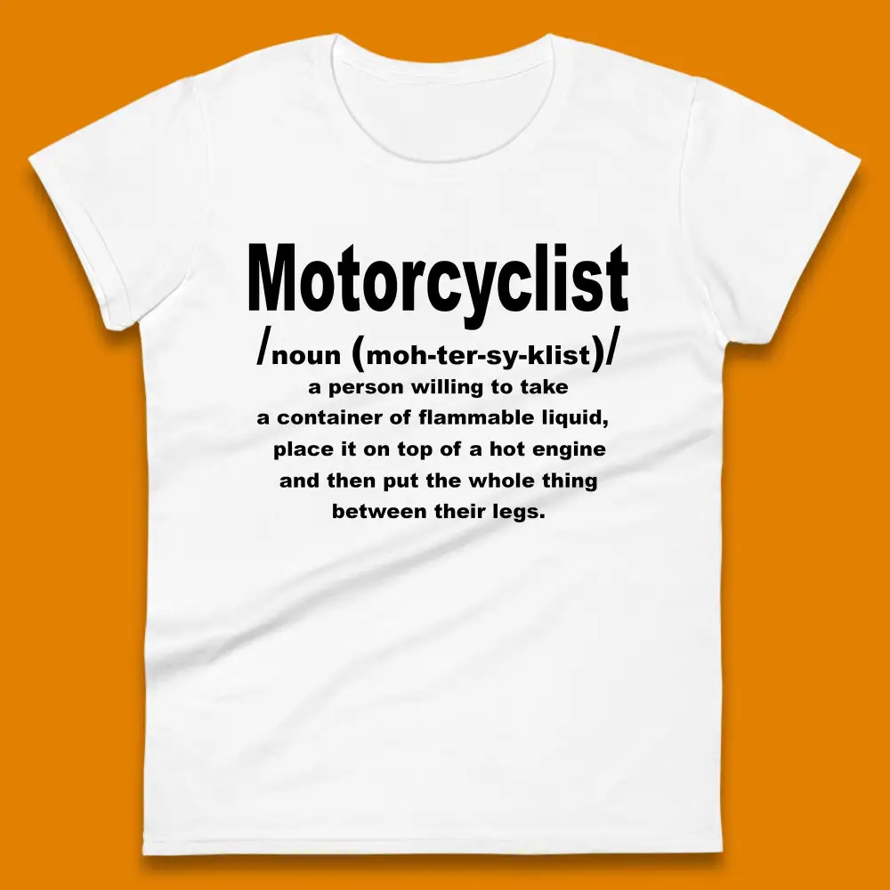 Motorcyclist Meaning Graphic Tee