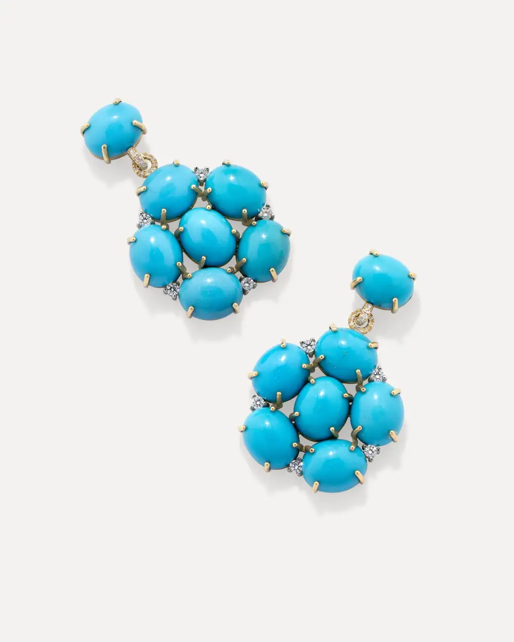 Classic Diamond Floret Earrings