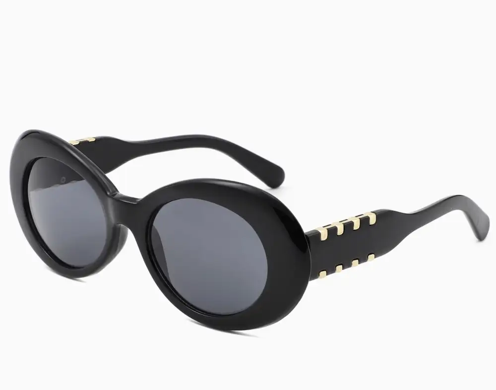 Retro Oval Oversized Sunglasses
