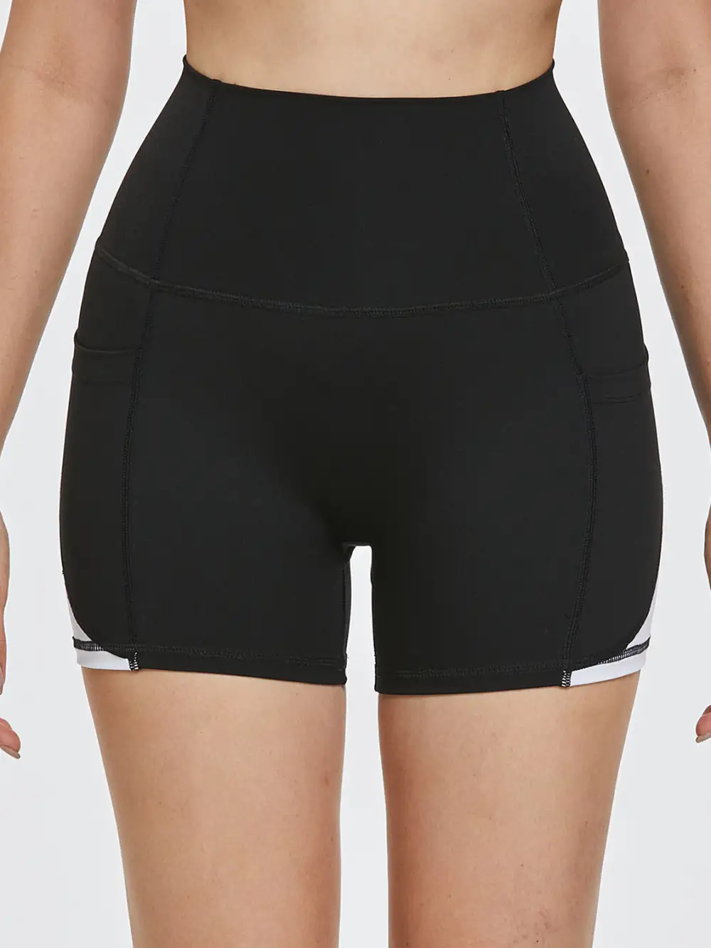 Refined High Waist Active Shorts