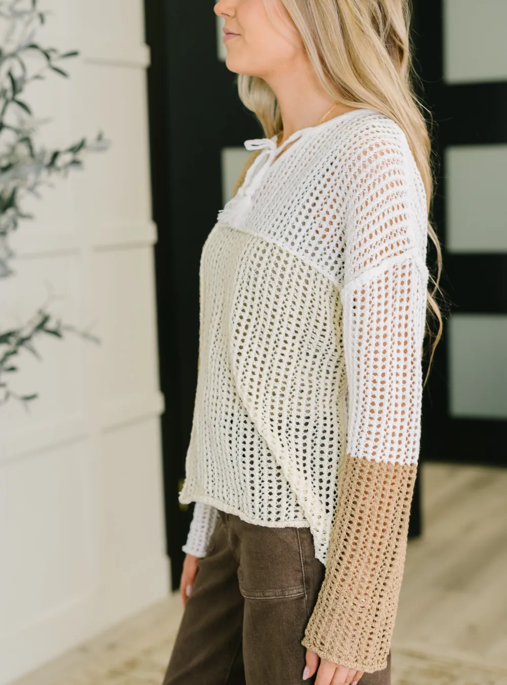 Corner of The Block Loose Knit Sweater