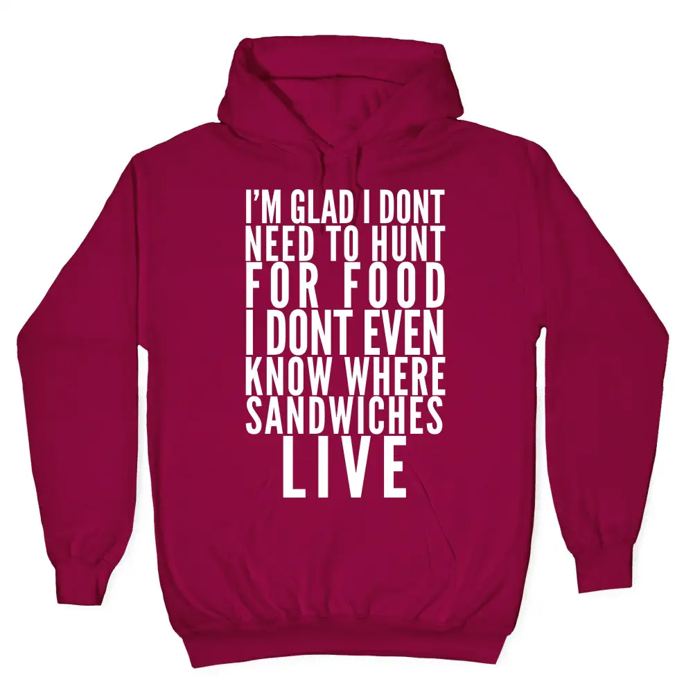 Doodle Food Pullover Hoodie